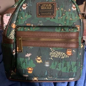 Disney Star Wars Ewok Loungefly Mini Backpack